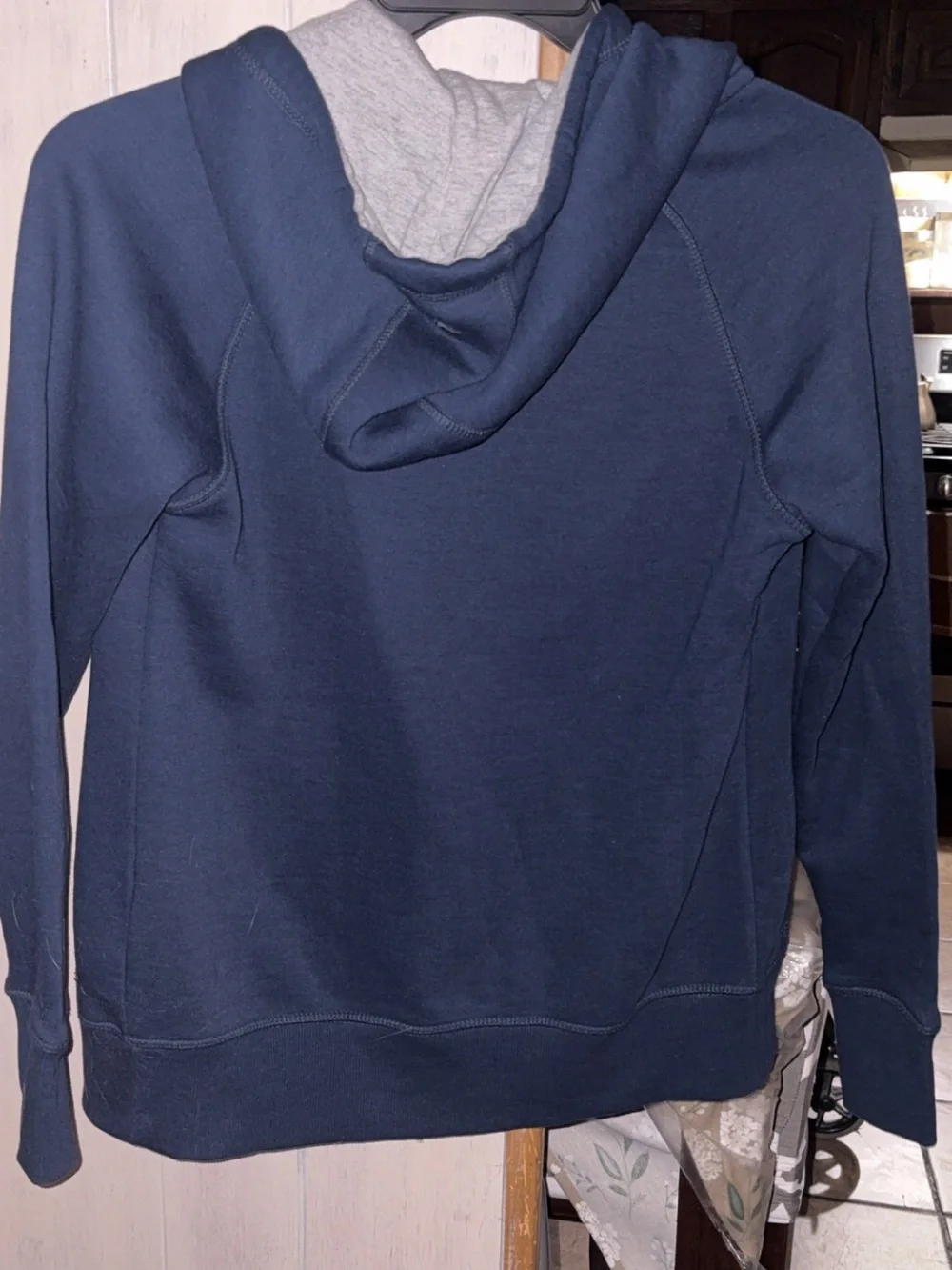 Antigua Navy Zip-Up Hoodie with Star Patch